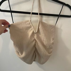 Neutral Crop Top